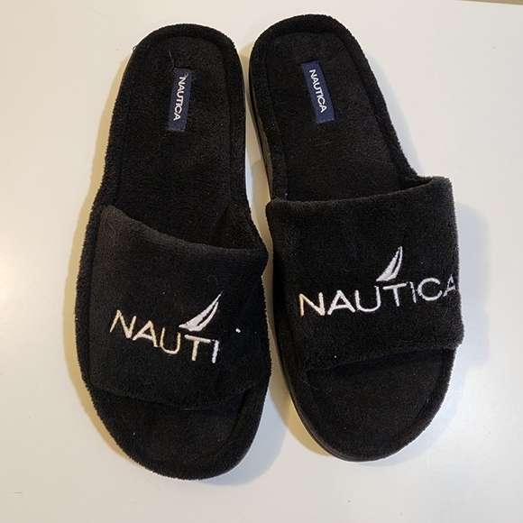 NAUTICA men's Black Slides size XL (13) - Picture 10 of 11